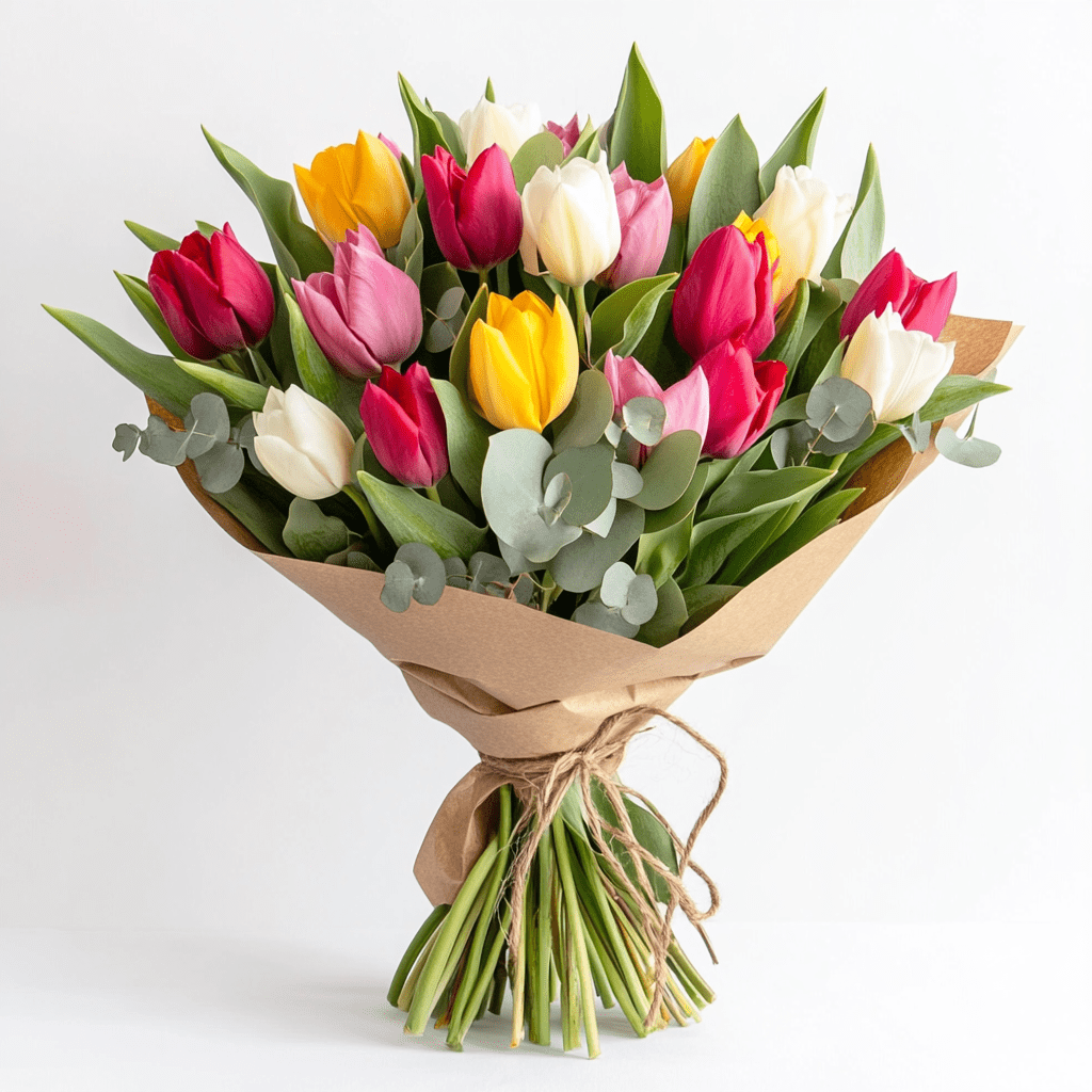 זר צבעונים חגיגי (בצבעים משתנים לפי מלאי)