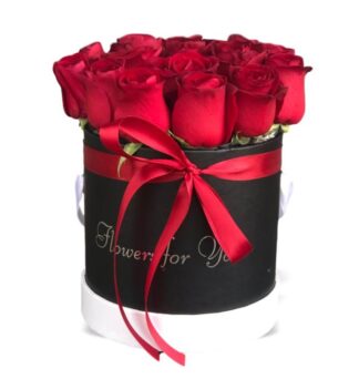 קופסת פרחים קייפטאון – קופסת ורדים אלגנטית ומרשימה - פרחי עירית, משלוחי פרחים וחנויות פרחים בתפוצה ארצית