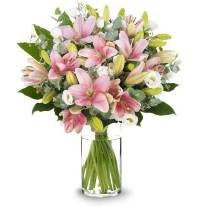 זר פרחים ליטלי – זר ורוד לבן - פרחי עירית, משלוחי פרחים וחנויות פרחים בתפוצה ארצית