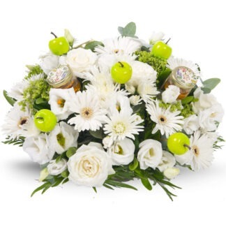 סידור פרחים לשולחן ראש השנה - פרחי עירית