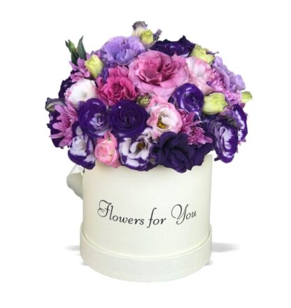 קופסת פרחים לונדון – סידור מפנק וחגיגי בקופסה - פרחי עירית, משלוחי פרחים וחנויות פרחים בתפוצה ארצית